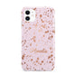 Personalised Pink Copper Splats Name iPhone 11 3D Tough Case