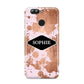 Personalised Pink Copper Splatter Name Huawei Nova 2s Phone Case