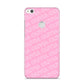 Personalised Pink Diagonal Name Huawei P8 Lite Case