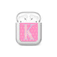 Personalised Pink Dots AirPods Case
