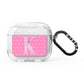 Personalised Pink Dots AirPods Glitter Case 3rd Gen