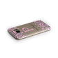 Personalised Pink Floral Samsung Galaxy Case Side Close Up