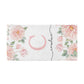 Personalised Pink Flowers Beach Towel Alternative Image