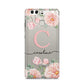 Personalised Pink Flowers Huawei P9 Case
