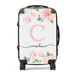 Personalised Pink Flowers Suitcase