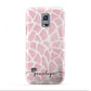 Personalised Pink Giraffe Print Samsung Galaxy S5 Mini Case