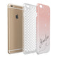 Personalised Pink Glitter Fade with Black Text Apple iPhone 6 Plus 3D Tough Case Expand Detail Image