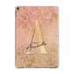 Personalised Pink Gold Cheetah Apple iPad Grey Case