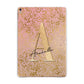 Personalised Pink Gold Cheetah Apple iPad Rose Gold Case