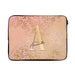 Personalised Pink Gold Cheetah Laptop Bag