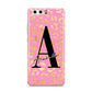 Personalised Pink Gold Leopard Print Huawei P10 Phone Case