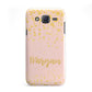 Personalised Pink Gold Splatter With Name Samsung Galaxy J5 Case