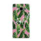 Personalised Pink Green Banana Leaf Samsung Galaxy A5 Case