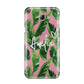 Personalised Pink Green Banana Leaf Samsung Galaxy A8 2016 Case