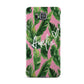 Personalised Pink Green Banana Leaf Samsung Galaxy Alpha Case