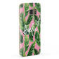 Personalised Pink Green Banana Leaf Samsung Galaxy Case Fourty Five Degrees