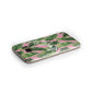 Personalised Pink Green Banana Leaf Samsung Galaxy Case Side Close Up