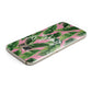 Personalised Pink Green Banana Leaf Samsung Galaxy Case Top Cutout