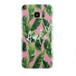 Personalised Pink Green Banana Leaf Samsung Galaxy S7 Edge Case