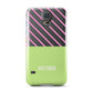 Personalised Pink Green Striped Samsung Galaxy S5 Case
