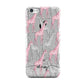 Personalised Pink Grey Giraffes Apple iPhone 5c Case
