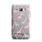 Personalised Pink Grey Giraffes Samsung Galaxy J1 2015 Case