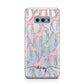 Personalised Pink Grey Giraffes Samsung Galaxy S10E Case