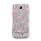 Personalised Pink Grey Giraffes Samsung Galaxy S4 Mini Case