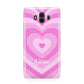 Personalised Pink Heart Huawei Mate 10 Protective Phone Case