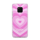 Personalised Pink Heart Huawei Mate 20 Pro Phone Case
