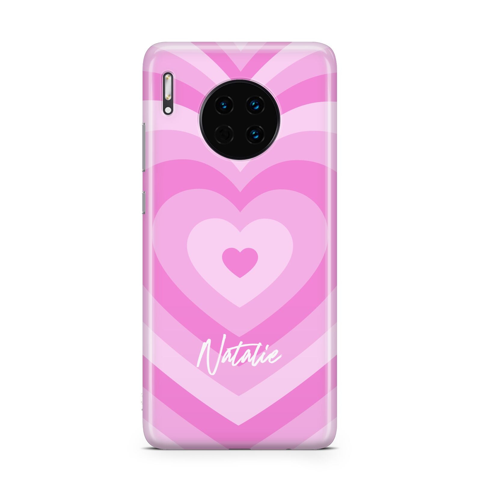 Personalised Pink Heart Huawei Mate 30