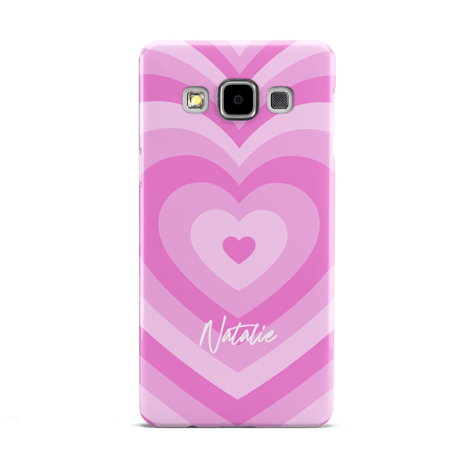 Personalised Pink Heart Samsung Galaxy A5 Case