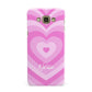 Personalised Pink Heart Samsung Galaxy A8 Case