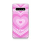 Personalised Pink Heart Samsung Galaxy S10 Plus Case