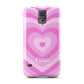 Personalised Pink Heart Samsung Galaxy S5 Case