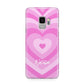 Personalised Pink Heart Samsung Galaxy S9 Case