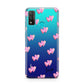 Personalised Pink Hearts Huawei P Smart 2020