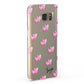Personalised Pink Hearts Samsung Galaxy Case Fourty Five Degrees