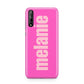 Personalised Pink Huawei Enjoy 10s Phone Case