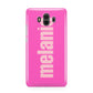 Personalised Pink Huawei Mate 10 Protective Phone Case