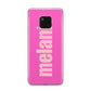 Personalised Pink Huawei Mate 20 Pro Phone Case