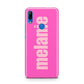 Personalised Pink Huawei P Smart Z