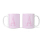 Personalised Pink Initial 10oz Mug Alternative Image 3