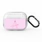 Personalised Pink Initial AirPods Pro Glitter Case