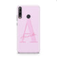 Personalised Pink Initial Huawei P40 Lite E Phone Case