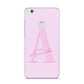 Personalised Pink Initial Huawei P8 Lite Case