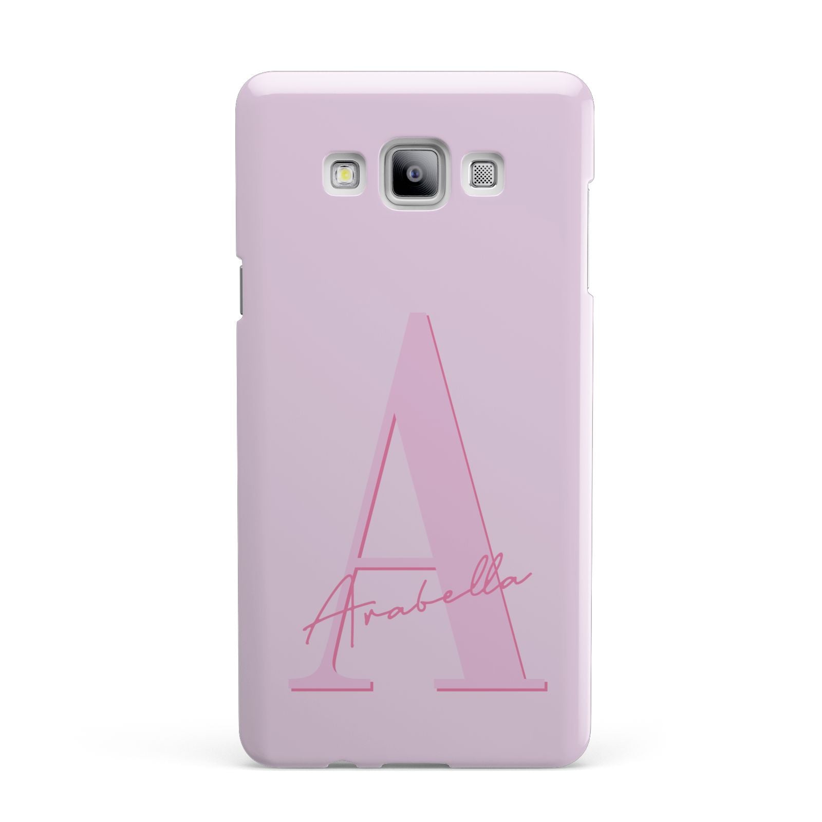 Personalised Pink Initial Samsung Galaxy A7 2015 Case