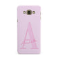 Personalised Pink Initial Samsung Galaxy A8 Case