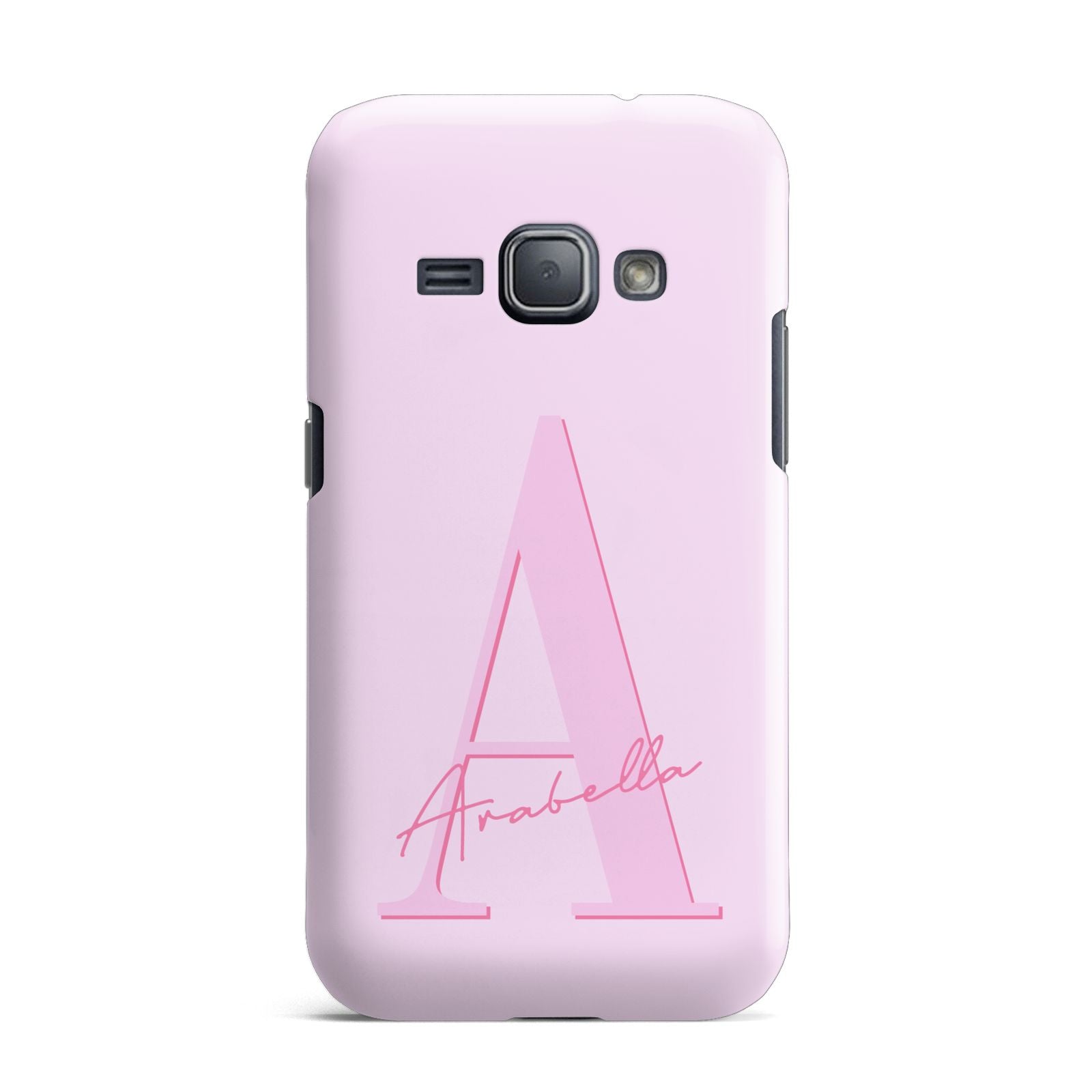 Personalised Pink Initial Samsung Galaxy J1 2016 Case
