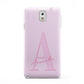 Personalised Pink Initial Samsung Galaxy Note 3 Case